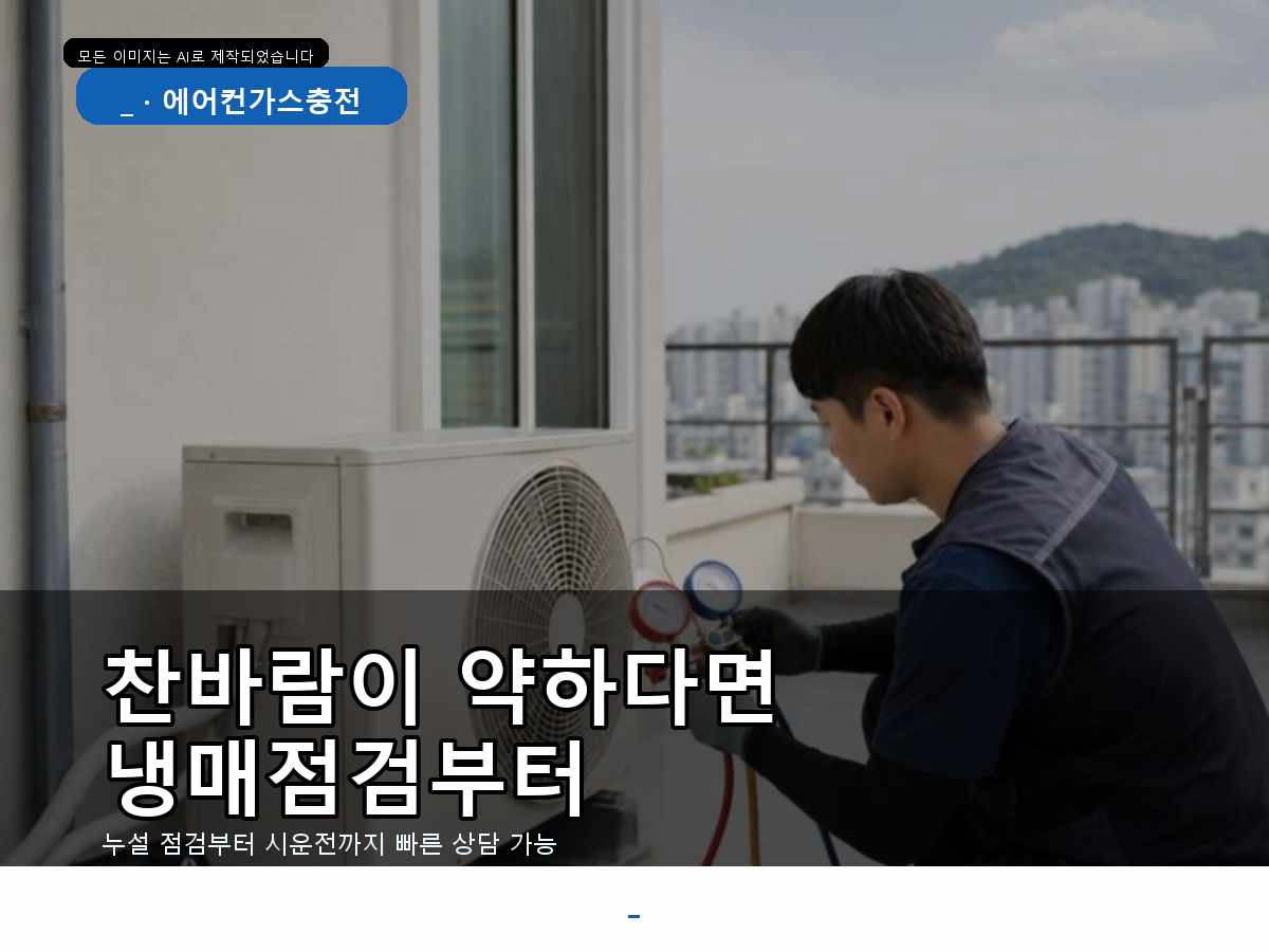중구 에어컨가스충전 선화동, 가스 보충 전 누설확인, 지금 바로 넣어도 괜찮을까요?