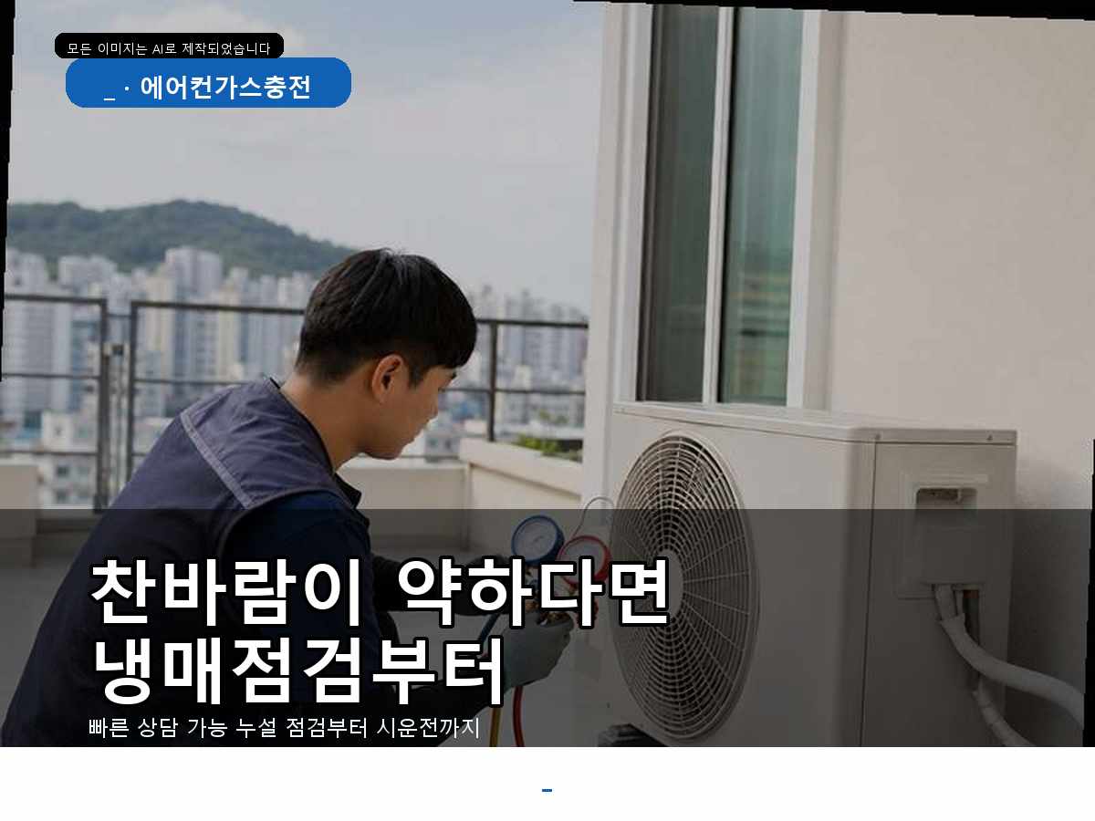 서구 에어컨가스충전 산직동, 냉방 문제 설명을 듣고 안심한 후기